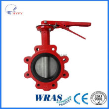 ISO standard upvc wafer butterfly valve 24v 110v 220v